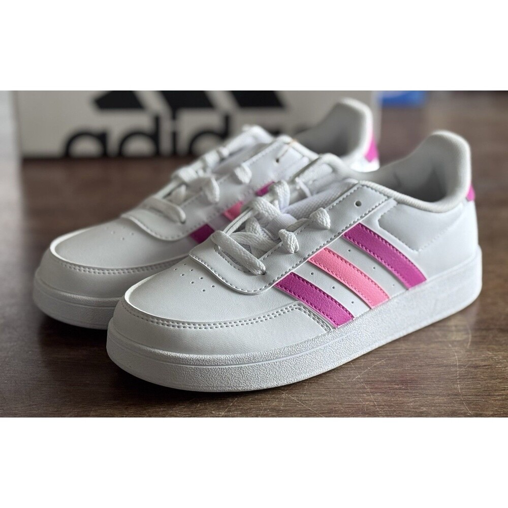 Youth Size 3.5 adidas Breaknet 2.0 K Women’s Size 5 White Pink HP8959